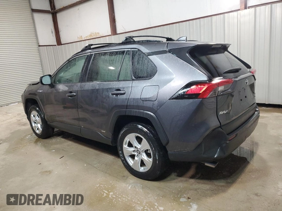 2021 Toyota RAV4 Hybrid LE with VIN 4T3LWRFV2MU026457, listed as a Copart auction lot 46885145 with 40,219 mi miles and Clean Title. Bid and sale history available at carsss.com. Image 2.