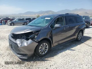 2024 Toyota Sienna LE z VIN 5TDKRKEC4RS199027, wystawiony jako Copart lot #65008785 z przebiegiem 39 484 mil mil oraz Nie do naprawy • Non repairable. Historia ofert i sprzedaży dostępna na DreamBid. Obrazek 1.
