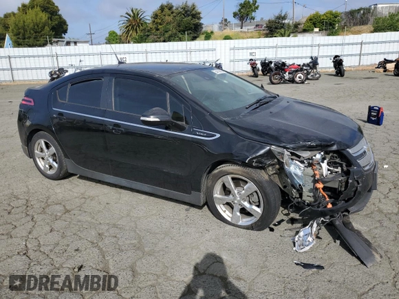 2014 Chevrolet Volt with VIN 1G1RH6E43EU145590, listed as a Copart auction lot 54109965 with 214,560 mi miles and Salvage Title. Bid and sale history available at carsss.com. Image 4.