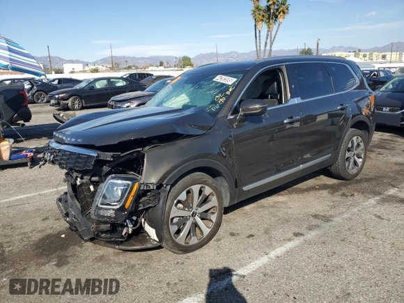 2022 Kia Telluride S with VIN 5XYP6DHC6NG223230, listed as a Copart auction lot 44393595 with 31,697 mi miles and Clean title. Bid and sale history available at DreamBid. Image 1.