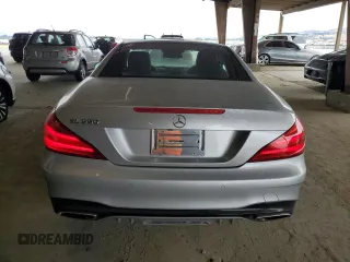 2018 Mercedes-Benz SL 550 with VIN WDDJK7DA5JF054120, listed as a Copart auction lot 61228535 with 50,742 mi miles and Salvage title. Bid and sale history available at DreamBid. Image 6.