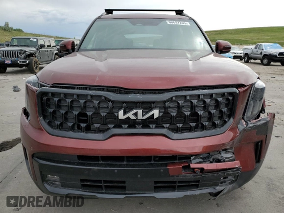 2024 Kia Telluride SX Prestige X-Pro с VIN 5XYP5DGC4RG541146, выставлен на аукционе Copart как лот 60697265 с пробегом 6 916 миль миль и Списание • Salvage title. История ставок и продаж доступна на DreamBid. Изображение 5.