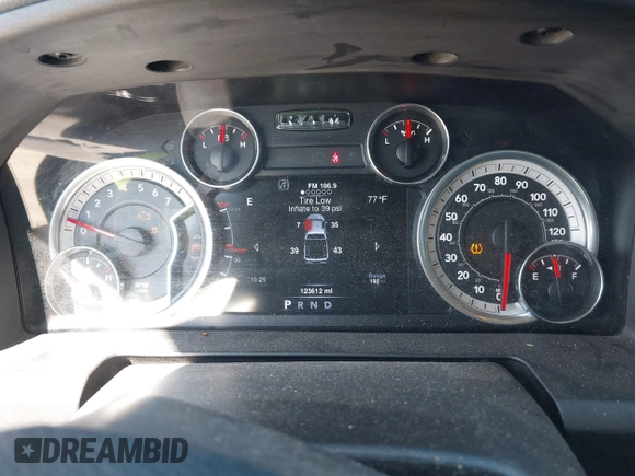 2016 Ram 1500 Lone Star z VIN 1C6RR7LT9GS223087, wystawiony jako IAAI lot #41869097 z przebiegiem 123 612 mil mil oraz . Historia ofert i sprzedaży dostępna na DreamBid. Obrazek 7.