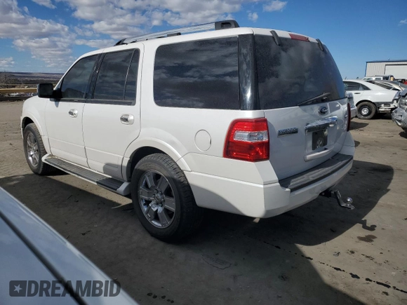 2009 Ford Expedition Limited z VIN 1FMFU19559EA97260, wystawiony jako Copart lot #87870075 z przebiegiem Nie podano mil oraz Szkoda całkowita • Salvage title. Historia ofert i sprzedaży dostępna na DreamBid. Obrazek 2.
