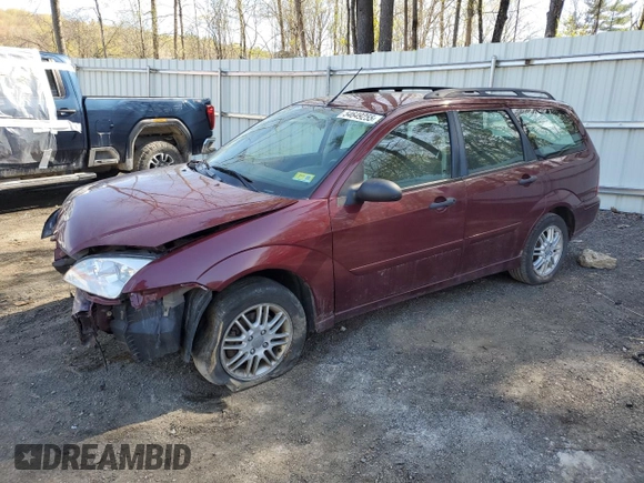 2007 Ford Focus SE with VIN 1FAFP36N87W183509, listed as a Copart auction lot 54649255 with 156,260 mi miles and Salvage title. Bid and sale history available at DreamBid. Image 1.