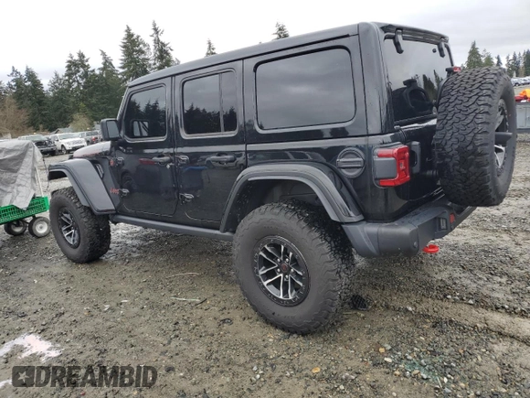 2024 Jeep Wrangler Rubicon X z VIN 1C4RJXFG5RW339591, wystawiony jako Copart lot #50061185 z przebiegiem 3 056 mil mil oraz Szkoda całkowita • Salvage title. Historia ofert i sprzedaży dostępna na DreamBid. Obrazek 2.