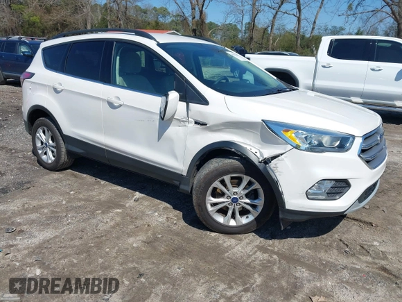 2017 Ford Escape SE with VIN 1FMCU0GD1HUA87904, listed as a IAAI auction lot 41790108 with 103,656 mi miles. Bid and sale history available at carsss.com. Image 1.