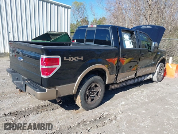 2011 Ford F-150 Lariat with VIN 1FTFW1E64BFA33904, listed as a IAAI auction lot 41665400 with 122,139 mi miles. Bid and sale history available at carsss.com. Image 4.