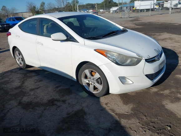 2013 Hyundai Elantra GLS with VIN 5NPDH4AE6DH390056, listed as a IAAI auction lot 41658021 with 1 mi miles. Bid and sale history available at carsss.com. Image 1.