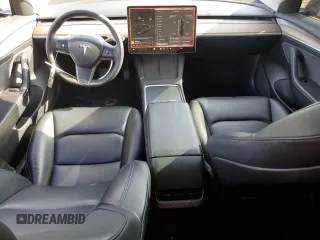 2023 Tesla Model 3 with VIN 5YJ3E1EA6PF503789, listed as a Copart auction lot 88225605 with 55,885 mi miles and Salvage Title. Bid and sale history available at carsss.com. Image 8.