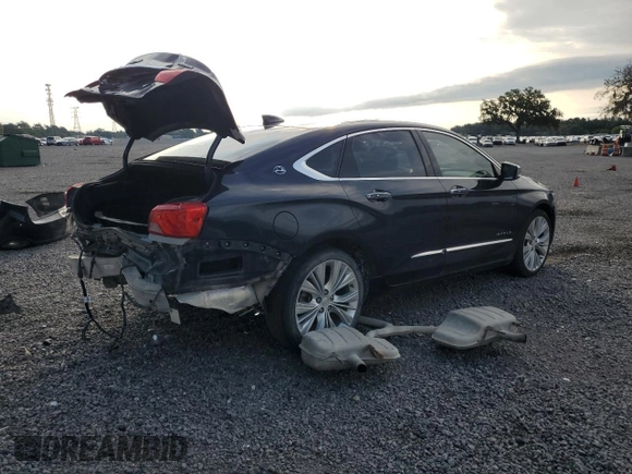 2017 Chevrolet Impala Premier with VIN 2G1145S34H9146294, listed as a Copart auction lot 59054975 with 115,128 mi miles and Salvage title. Bid and sale history available at DreamBid. Image 3.
