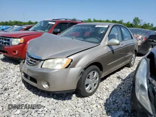 2006 Kia Spectra EX z VIN KNAFE121265353582, wystawiony jako Copart lot #52747635 z przebiegiem 99 087 mil mil oraz Szkoda całkowita • Salvage title. Historia ofert i sprzedaży dostępna na DreamBid. Obrazek 1.