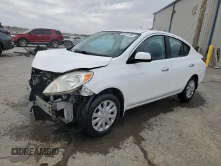 2012 Nissan Versa SV with VIN 3N1CN7AP6CL856710, listed as a Copart auction lot 50091055 with 96,104 mi miles and Salvage Title. Bid and sale history available at carsss.com. Image 1.