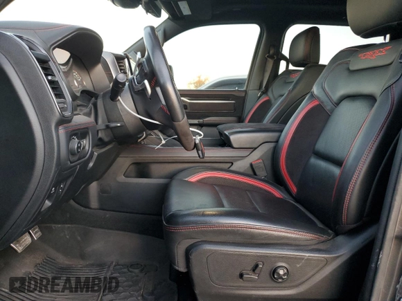 2022 Ram 1500 with VIN 0K0638713856, listed as a Copart auction lot 80997374 with 21,681 mi miles and Clean title. Bid and sale history available at DreamBid. Image 7.