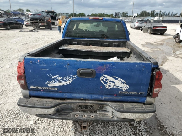2003 Chevrolet Silverado 1500 LT with VIN 2GCEK19T731372821, listed as a Copart auction lot 54245135 with 0 mi miles and Clean Title. Bid and sale history available at carsss.com. Image 6.