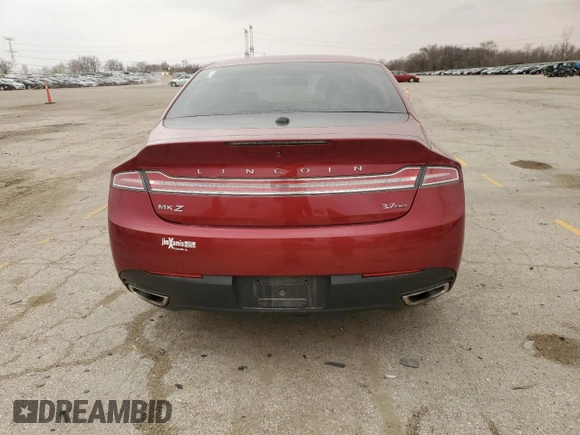 2015 Lincoln MKZ with VIN 3LN6L2JK4FR617273, listed as a Copart auction lot 49673915 with 134,224 mi miles and Salvage title. Bid and sale history available at DreamBid. Image 6.