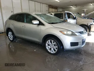2008 Mazda CX-7 Sport with VIN JM3ER293X80185648, listed as a Copart auction lot 52094535 with 185,123 mi miles and Salvage Title. Bid and sale history available at DreamBid. Image 4.