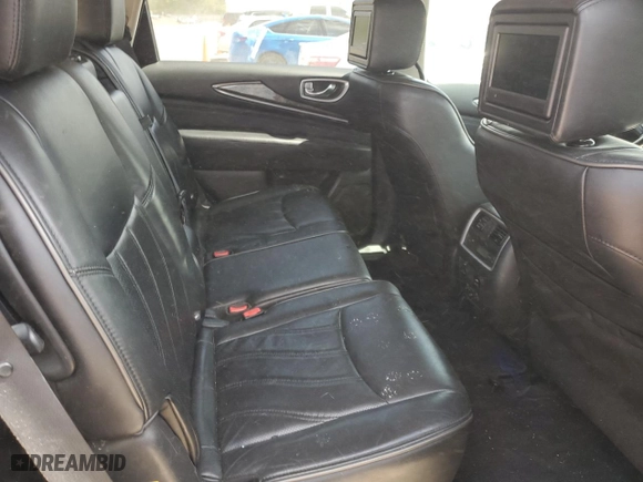 2015 Infiniti QX60 with VIN 5N1AL0MN3FC546179, listed as a Copart auction lot 50255055 with 101,499 mi miles and Salvage Title. Bid and sale history available at carsss.com. Image 12.