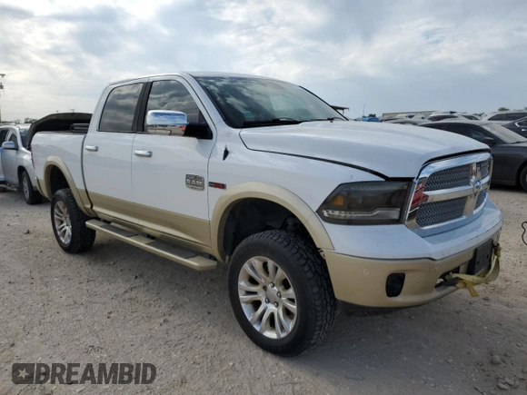 2014 Ram 1500 Longhorn with VIN 1C6RR7PM8ES409719, listed as a Copart auction lot 53803915 with Not provided miles and Clean title. Bid and sale history available at DreamBid. Image 4.