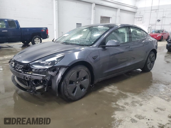 2023 Tesla Model 3 с VIN 5YJ3E1EA6PF655555, выставлен на аукционе Copart как лот 58616695 с пробегом 33 667 миль миль и Списание • Salvage title. История ставок и продаж доступна на DreamBid. Изображение 1.
