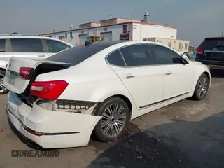 2015 Kia Cadenza Premium with VIN KNALN4D70F5196706, listed as a IAAI auction lot 41262917 with 189,340 mi miles. Bid and sale history available at carsss.com. Image 12.