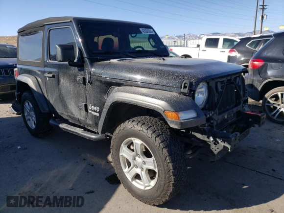 2018 Jeep Wrangler Sport with VIN 1C4GJXAG1JW193743, listed as a Copart auction lot 42694505 with 72,085 mi miles and Salvage Title. Bid and sale history available at carsss.com. Image 4.