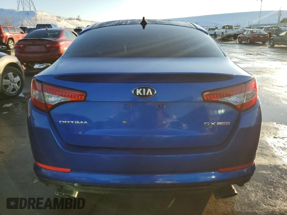 2013 Kia Optima SX with VIN 5XXGR4A69DG130734, listed as a Copart auction lot 45190105 with 160,546 mi miles and Non Repairable. Bid and sale history available at carsss.com. Image 6.
