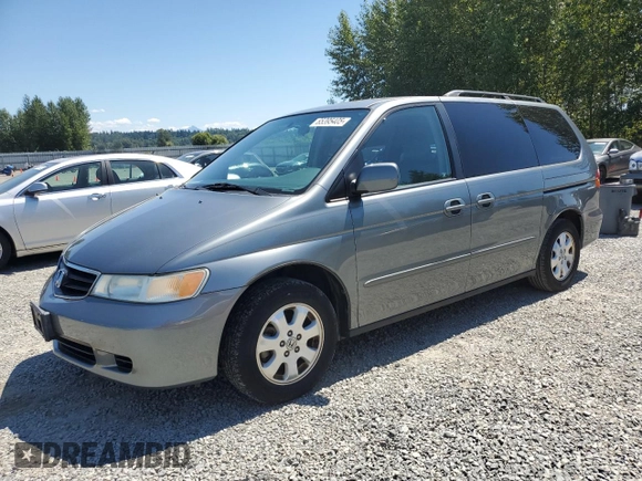 2002 Honda Odyssey EX-L with VIN 2HKRL18932H540391, listed as a Copart auction lot 65395405 with 119,239 mi miles and Clean title. Bid and sale history available at DreamBid. Image 1.