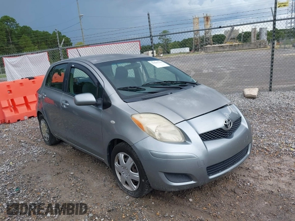 2010 Toyota Yaris with VIN JTDKT4K37A5281975, listed as a IAAI auction lot 39843782 with 257,802 mi miles. Bid and sale history available at carsss.com. Image 1.
