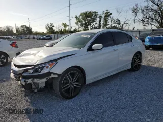 2016 Honda Accord Sport with VIN 1HGCR2F58GA202124, listed as a Copart auction lot 55291255 with 84,153 mi miles and Salvage Title. Bid and sale history available at DreamBid. Image 1.