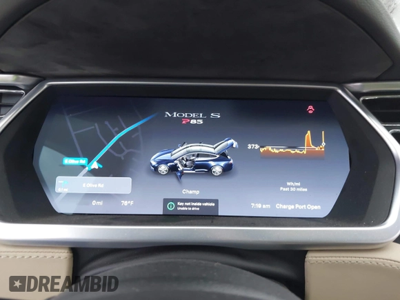 2013 Tesla Model S Performance с VIN 5YJSA1DP3DFP06177, выставлен на аукционе IAAI как лот 42675354 с пробегом 95 143 миль миль и . История ставок и продаж доступна на DreamBid. Изображение 13.
