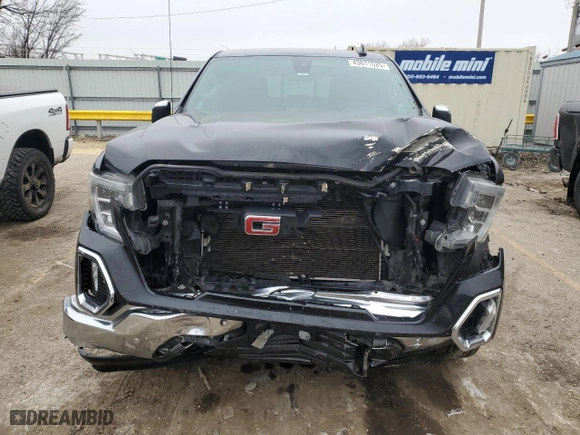 2019 GMC Sierra 1500 SLT with VIN 1GTU9DED9KZ137916, listed as a Copart auction lot 43611525 with 116,417 mi miles and Salvage Title. Bid and sale history available at carsss.com. Image 5.