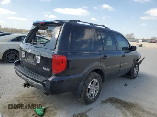 2005 Honda Pilot EX-L z VIN 5FNYF18635B001295, wystawiony jako Copart lot #52434555 z przebiegiem 318 797 mil mil oraz Szkoda całkowita • Salvage title. Historia ofert i sprzedaży dostępna na DreamBid. Obrazek 3.