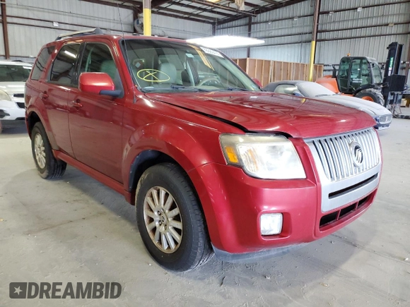 2010 Mercury Mariner Premier with VIN 4M2CN8H78AKJ11460, listed as a Copart auction lot 78660474 with 0 mi miles and Clean Title. Bid and sale history available at carsss.com. Image 4.