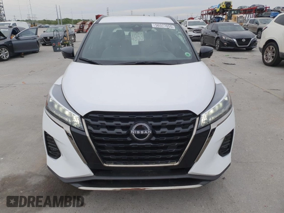 2024 Nissan Kicks SR with VIN 3N1CP5DV2RL490973, listed as a Copart auction lot 50377055 with 3,408 mi miles and Salvage Title. Bid and sale history available at DreamBid. Image 5.