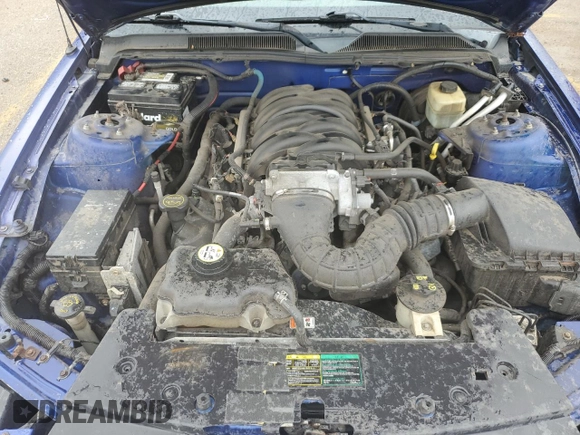 2005 Ford Mustang GT Deluxe with VIN 1ZVHT85H055196732, listed as a Copart auction lot 55848375 with 148,083 mi miles and Salvage Title. Bid and sale history available at DreamBid. Image 11.