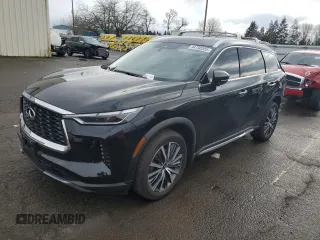 2023 Infiniti QX60 SENSORY with VIN 5N1DL1GSXPC353226, listed as a Copart auction lot 44150355 with 17,125 mi miles and Salvage Title. Bid and sale history available at carsss.com. Image 1.
