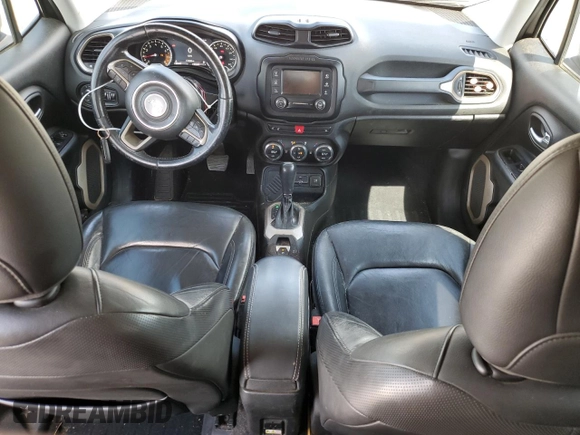2016 Jeep Renegade Limited with VIN ZACCJADT7GPD33434, listed as a Copart auction lot 55951275 with 172,598 mi miles and Salvage title. Bid and sale history available at DreamBid. Image 8.