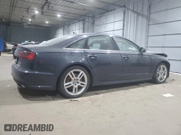 2017 Audi A6 Premium with VIN WAUF8AFC7HN088163, listed as a Copart auction lot 41495875 with 65,407 mi miles and Salvage Title. Bid and sale history available at carsss.com. Image 3.