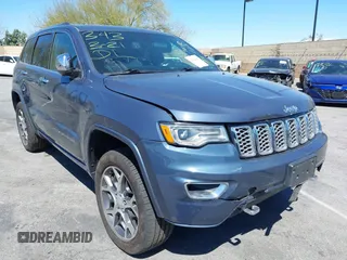 2019 Jeep Grand Cherokee Overland with VIN 1C4RJFCG6KC726690, listed as a IAAI auction lot 41421299 with 116,190 mi miles. Bid and sale history available at carsss.com. Image 1.