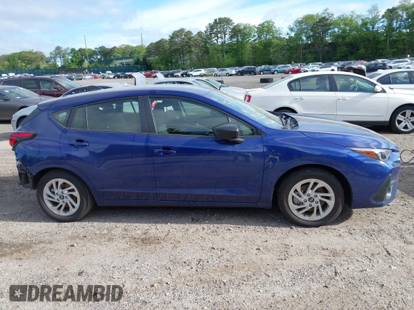 2024 Subaru Impreza with VIN JF1GUABC4R8302590, listed as a IAAI auction lot 42257875 with 14,842 mi miles and . Bid and sale history available at DreamBid. Image 13.