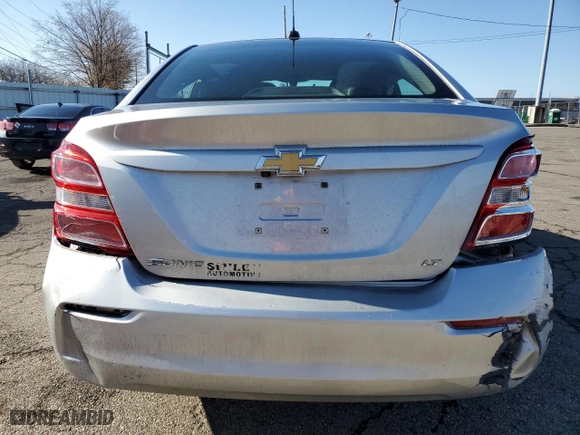 2017 Chevrolet Sonic LT with VIN 1G1JD5SH9H4124595, listed as a Copart auction lot 50126025 with 96,612 mi miles and Salvage Title. Bid and sale history available at carsss.com. Image 6.