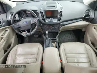 2017 Ford Escape Titanium with VIN 1FMCU0J96HUC12822, listed as a Copart auction lot 54259375 with 127,114 mi miles and Salvage Title. Bid and sale history available at DreamBid. Image 8.