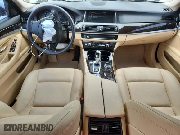 2014 BMW 5 Series 528i z VIN WBA5A5C5XED510652, wystawiony jako Copart lot #59841625 z przebiegiem 69 260 mil mil oraz Nie do naprawy • Non repairable. Historia ofert i sprzedaży dostępna na DreamBid. Obrazek 8.