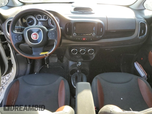 2014 FIAT 500L Trekking with VIN ZFBCFADH6EZ011642, listed as a Copart auction lot 71474774 with 104,327 mi miles and Salvage Title. Bid and sale history available at carsss.com. Image 8.