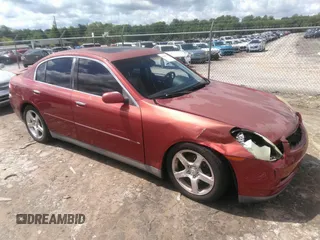 2003 Infiniti G35 z VIN JNKCV51E83M017579, wystawiony jako IAAI lot #42250929 z przebiegiem 218 227 mil mil oraz . Historia ofert i sprzedaży dostępna na DreamBid. Obrazek 1.