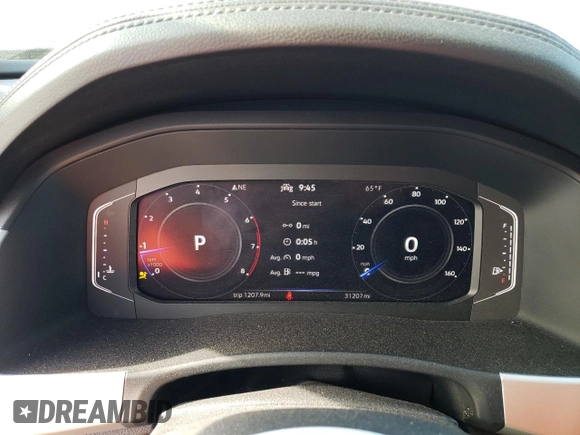 2022 Volkswagen Atlas SE with VIN 1V2WR2CA3NC559224, listed as a Copart auction lot 76897664 with 31,207 mi miles and Salvage title. Bid and sale history available at DreamBid. Image 9.
