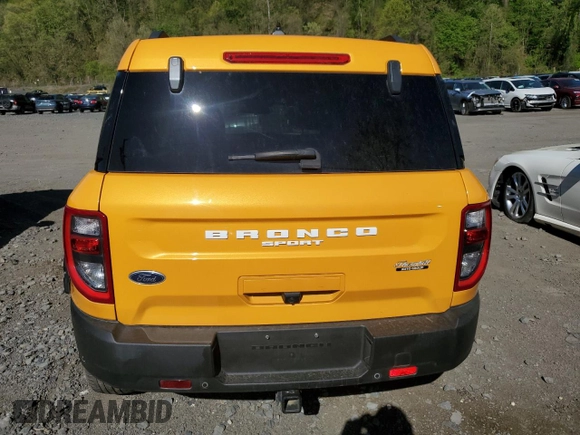 2022 Ford Bronco Sport Big Bend z VIN 3FMCR9B60NRD03775, wystawiony jako Copart lot #55208115 z przebiegiem Nie podano mil oraz Szkoda całkowita • Salvage title. Historia ofert i sprzedaży dostępna na DreamBid. Obrazek 6.