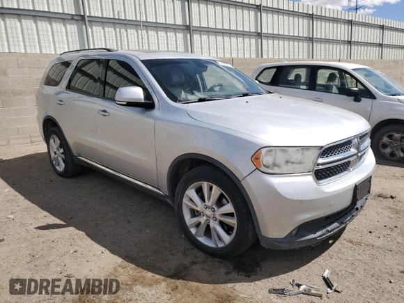 2012 Dodge Durango Crew with VIN 1C4SDJDTXCC253062, listed as a Copart auction lot 53529435 with 120,260 mi miles and Clean Title. Bid and sale history available at carsss.com. Image 4.