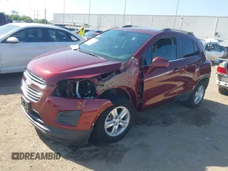 2016 Chevrolet Trax LT with VIN 3GNCJLSB6GL120853, listed as a IAAI auction lot 41973821 with 149,259 mi miles and . Bid and sale history available at DreamBid. Image 19.